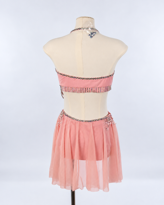 Blush Chiffon Two Piece Lyrical Costume