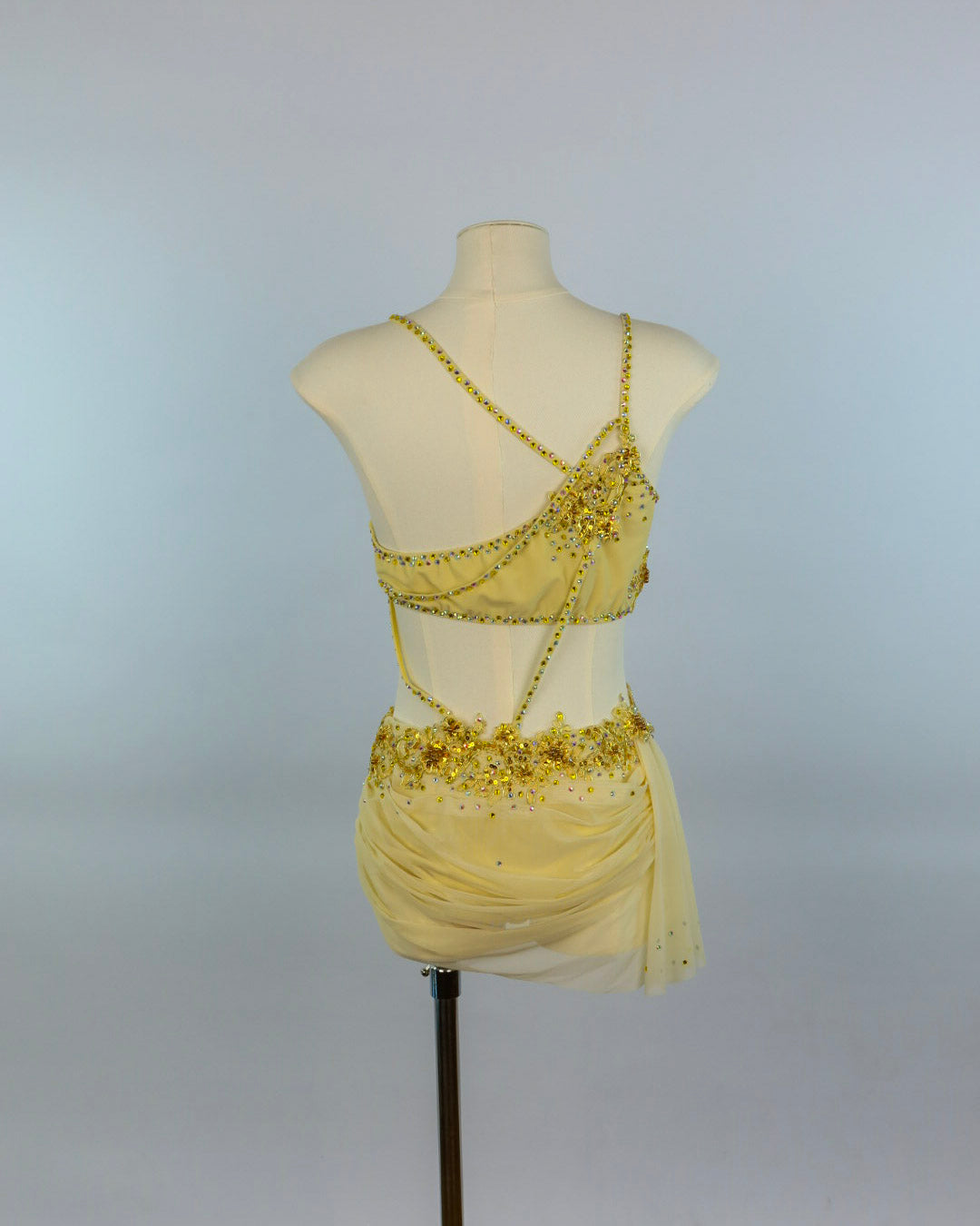 Yellow Sequin Lyrical Costume