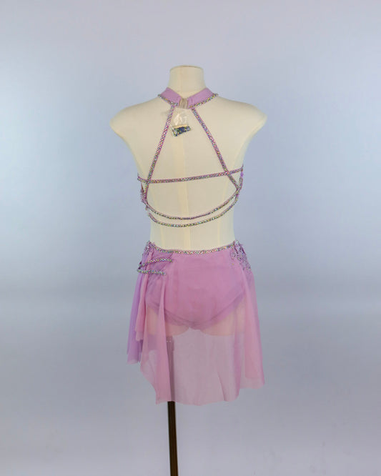 Lilac Beaded Two Piece Lyrical Costume