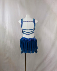 Sapphire Ruffle Two Piece Lyrical Costume