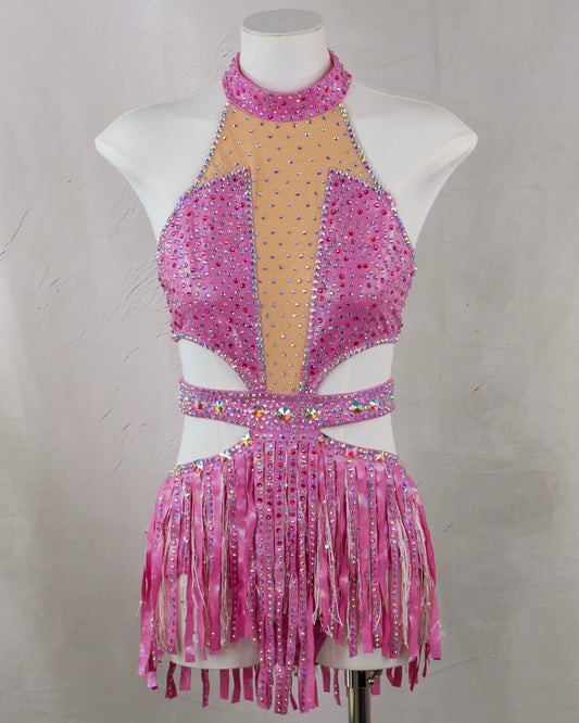 Orchid Fringe Lyrical Costume
