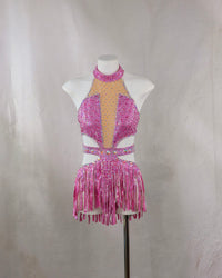 Orchid Fringe Lyrical Costume