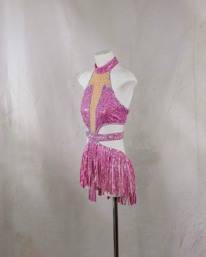 Orchid Fringe Lyrical Costume