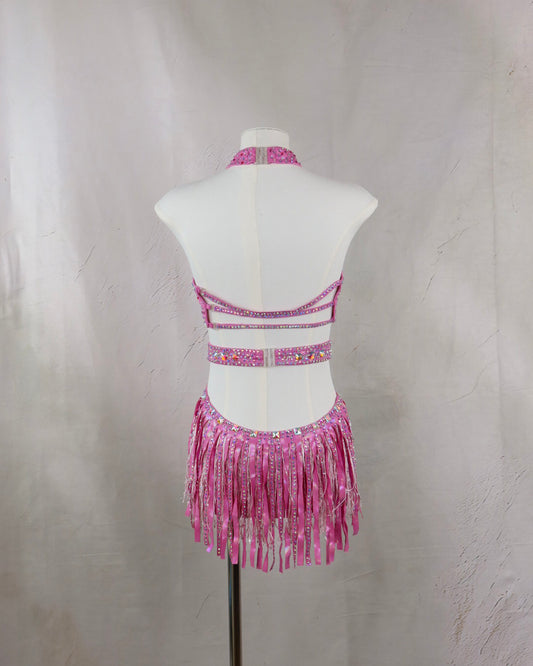 Orchid Fringe Lyrical Costume