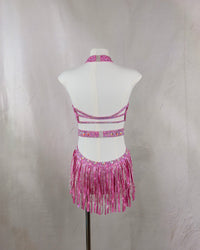 Orchid Fringe Lyrical Costume