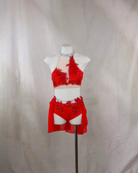 Ruby Sequin Two Piece Lyrical Costume