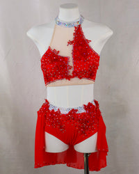 Ruby Sequin Two Piece Lyrical Costume