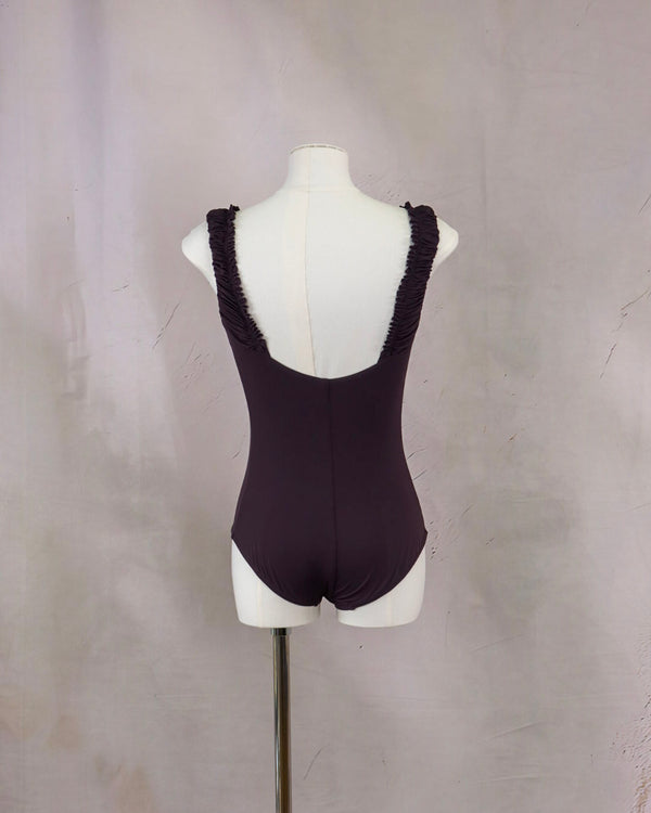 Ruched Scoop Leotard