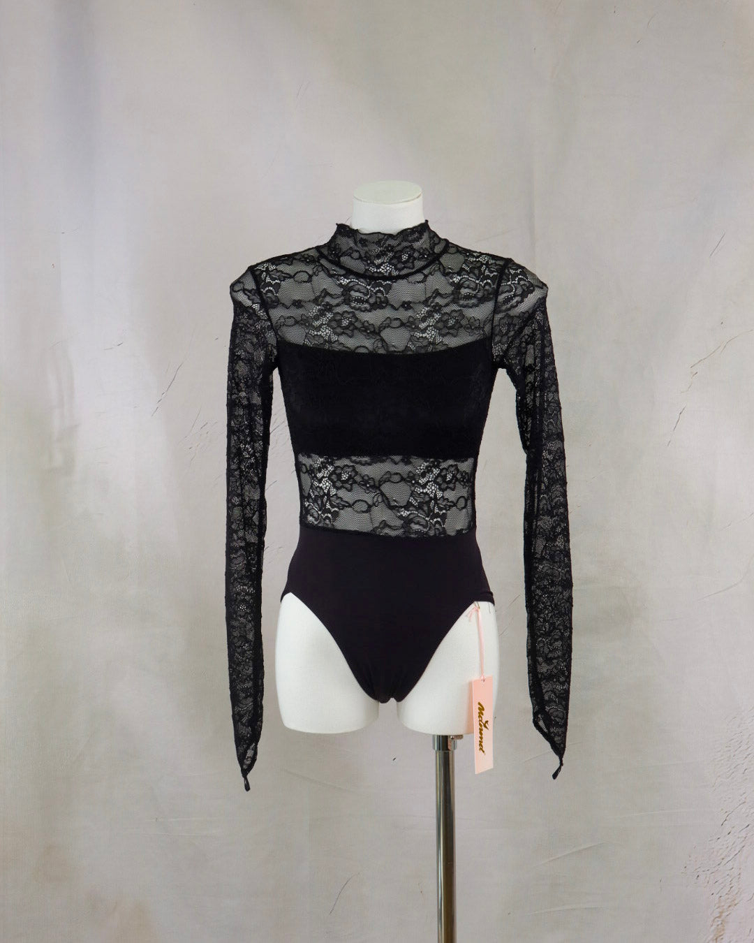 Lace Long Sleeve Leotard