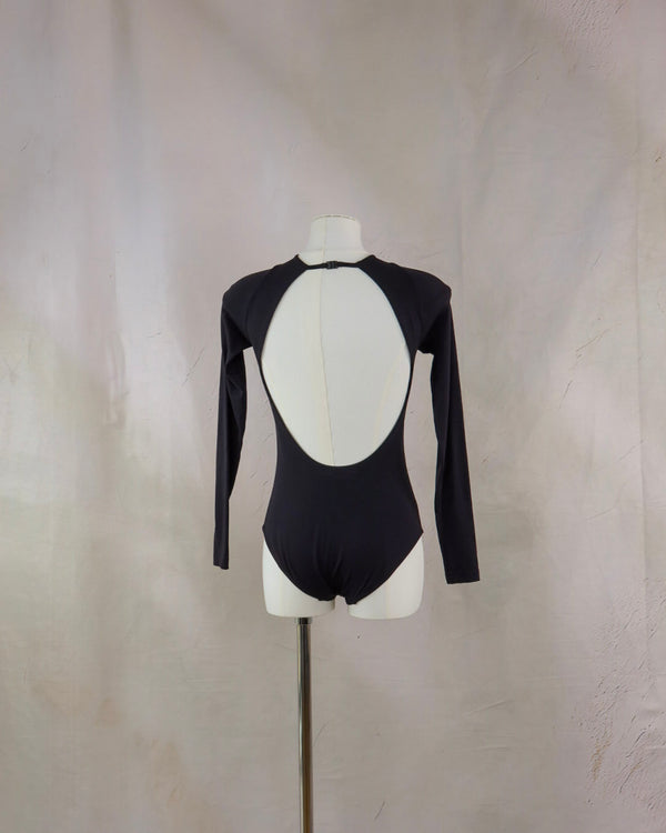 Long Sleeve Open Back Leotard
