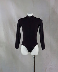 Long Sleeve Zip Front Leotard