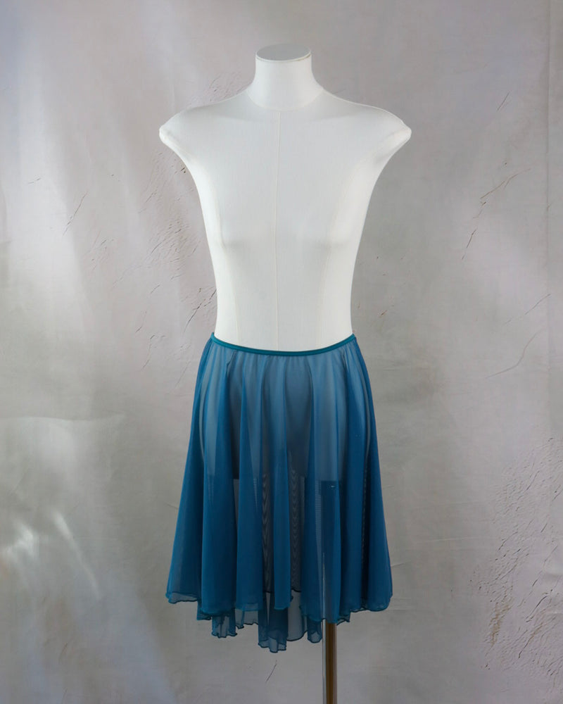 Long Mesh Ballet Skirt