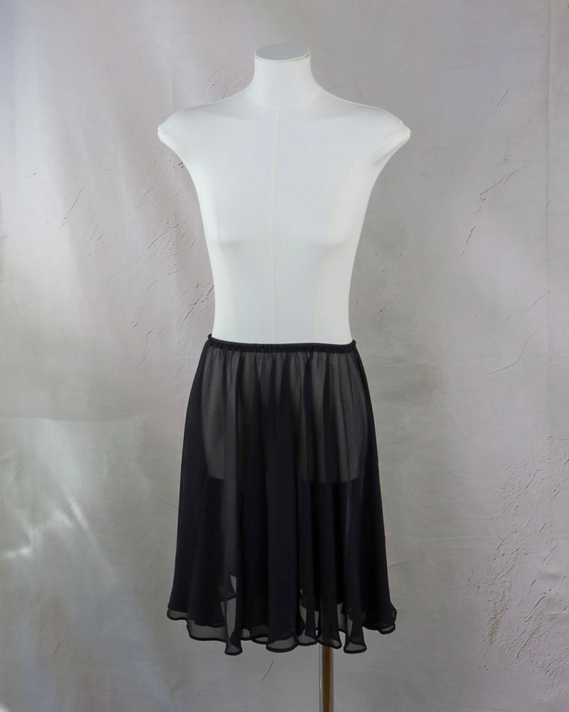 Long Mesh Ballet Skirt