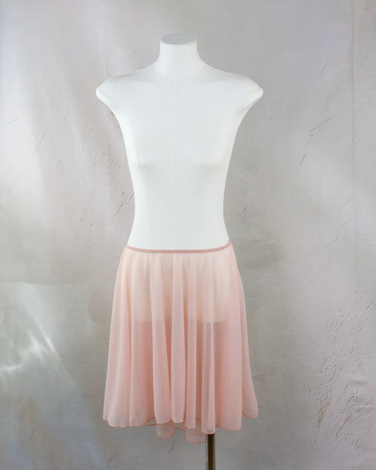Long Mesh Ballet Skirt