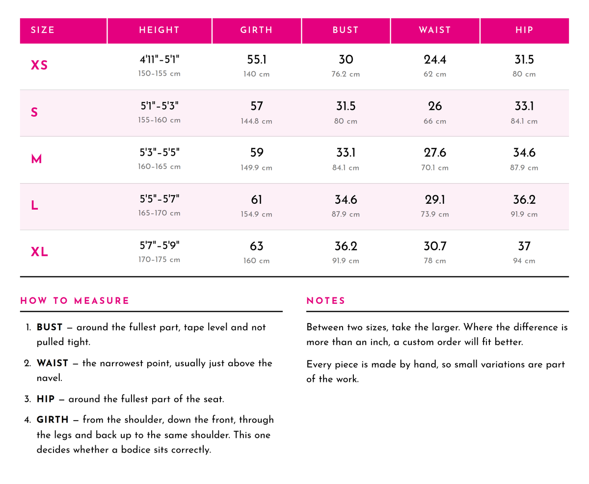 Size Chart 2