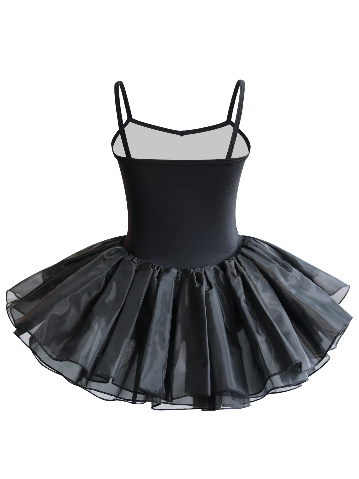 Girls Sequin Cami Ballet Leotard Tutu Dress-TM034
