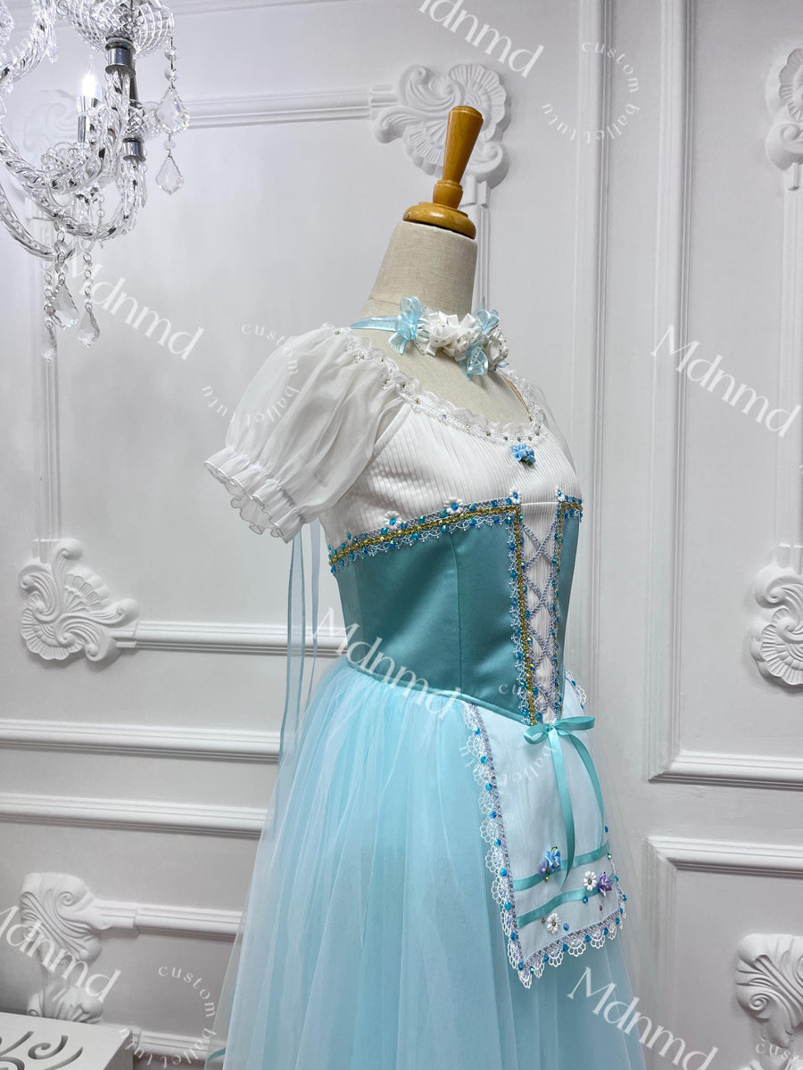 Blue Romantic Ballet Tutu: Coppelia, Giselle - Custom Made