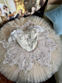 Professional Gold Ballet Tutu Custom made Sleeping Beauty Ballerina costume