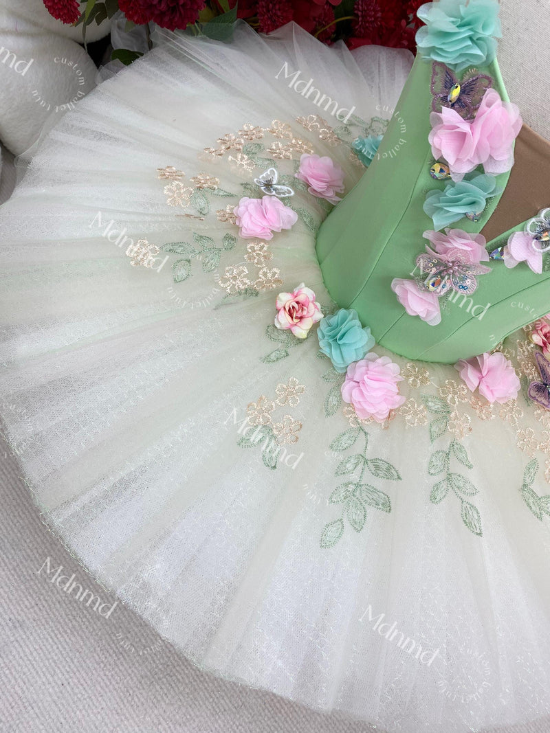 Custom Ballet Tutu - Stretch Fabric, Button-Free Back, Personalized Size & Color Options