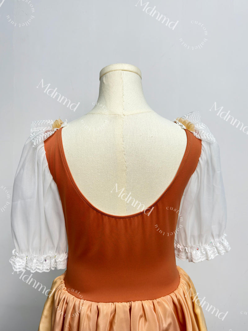 Romantic Ballet Tutu - Classic Ballerina Costume for Coppelia, Giselle & Stage Performance