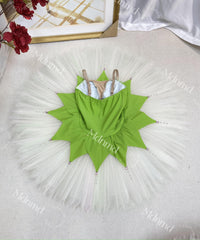 Green Ballet Tutu Pancake tutu Ballerina Costume-Handmade Custom for Kids & Adults