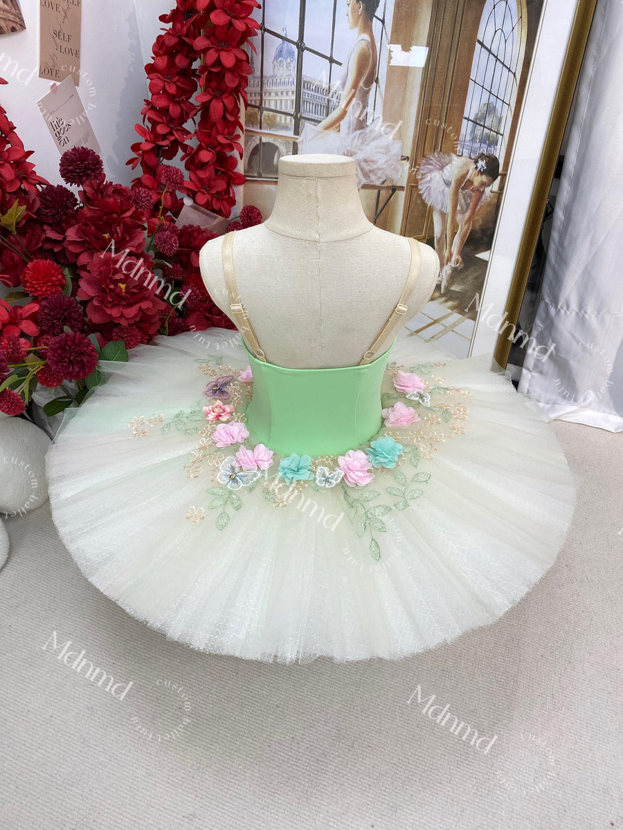 Custom Ballet Tutu - Stretch Fabric, Button-Free Back, Personalized Size & Color Options