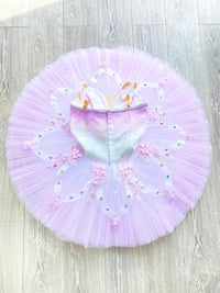 Custom Handmade Lavender Ballet Tutu for Professional Performances