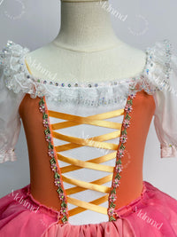 Romantic Ballet Tutu Dress - Classic Ballerina Costume for Coppelia, Giselle & Performance Recitals