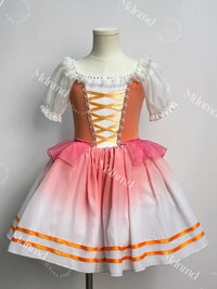 Romantic Ballet Tutu Dress - Classic Ballerina Costume for Coppelia, Giselle & Performance Recitals