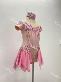 Contemporary Costume Lyrical Diamond Dance Costume - Solo Jazz, Figure Skating & Rhythmic Gymnastics Performance Dress