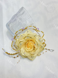 Yellow Rose Ballet Headpiece Don Quixote Kitri Paquita Spanish Awakening of Flora