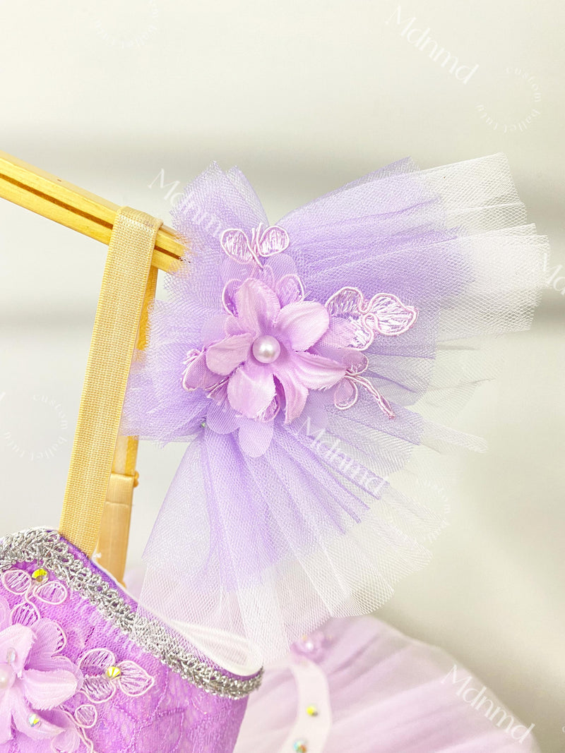 Custom Handmade Lavender Ballet Tutu for Professional Performances