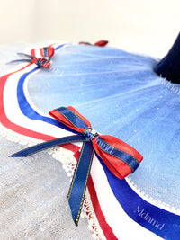 Flames of Paris Blue and Red Classic Professional Ballet Tutu Custom Ballerina Costume