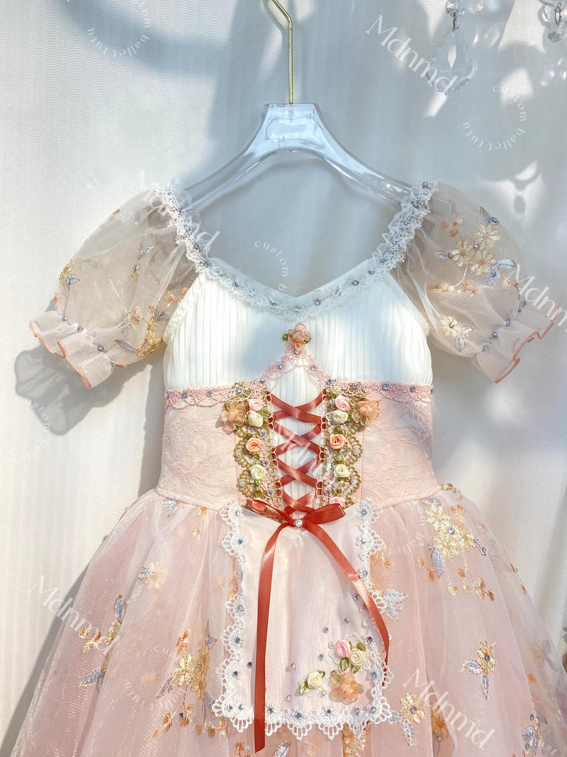 Professional Ballerina Tutu - Romantic Style, Custom Made Ballet Costume for Nutcracker, Giselle, Coppelia Performances