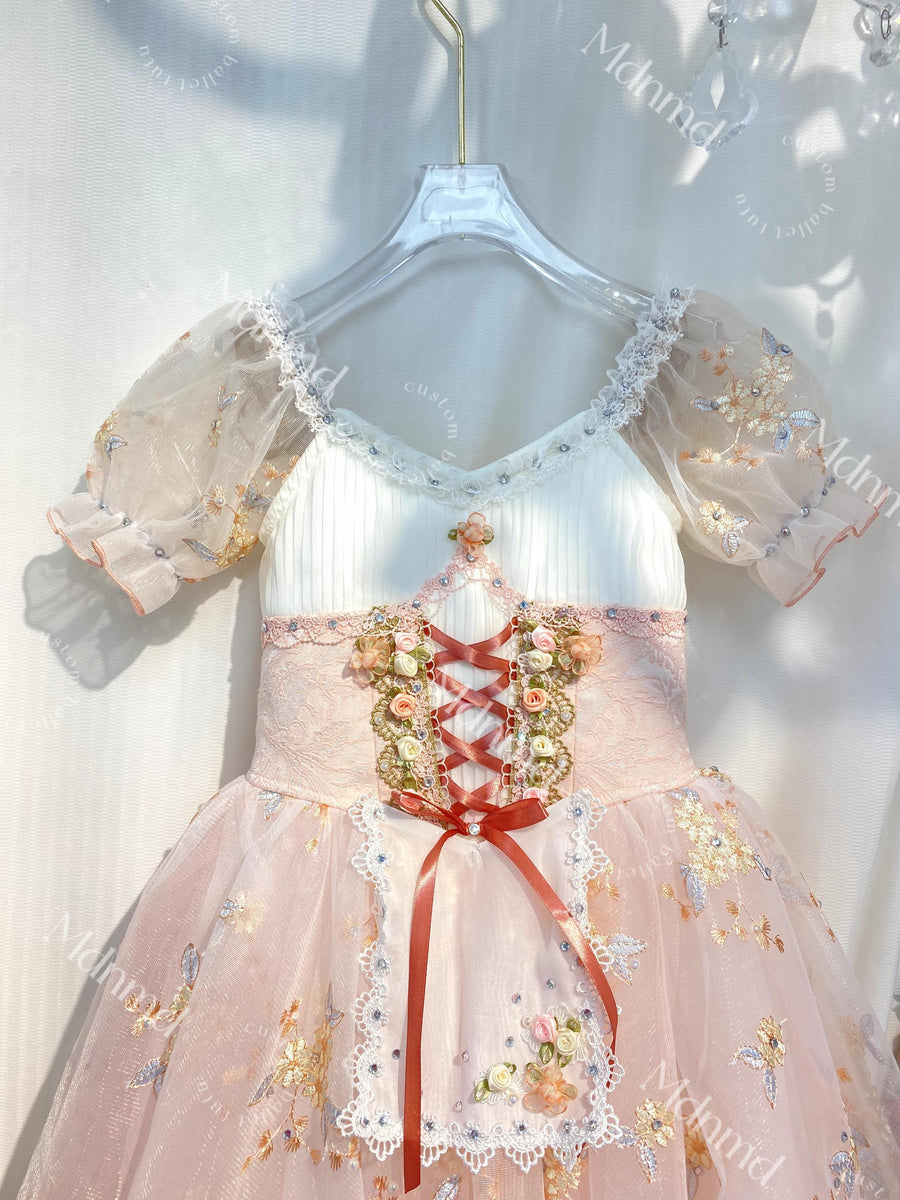 Professional Ballerina Tutu - Romantic Style, Custom Made Ballet Costume for Nutcracker, Giselle, Coppelia Performances