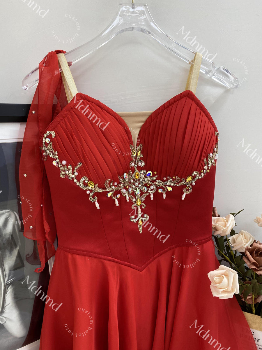 Red The Talisman and Cupid Ballet Tutu Custom made Ballerina Costume