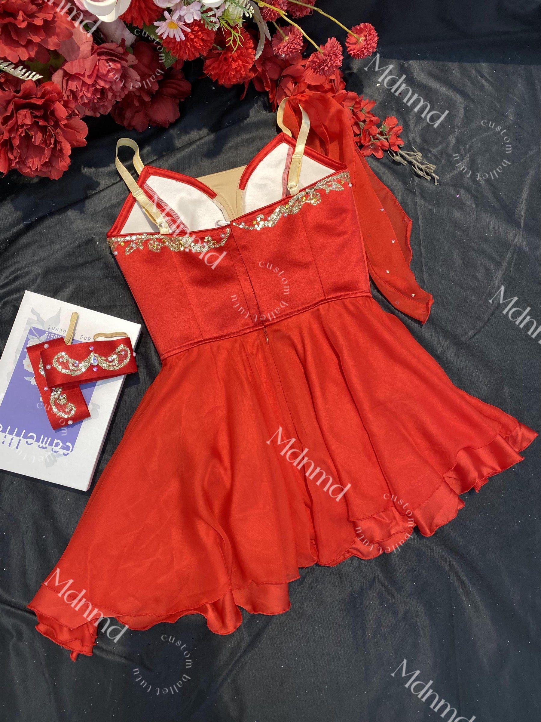 Red The Talisman and Cupid Ballet Tutu Custom made Ballerina Costume