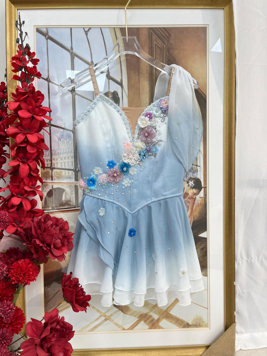 Professionally customized blue ballet Tutu "The Talisman" Cupid,the Romantic Little God of Love.