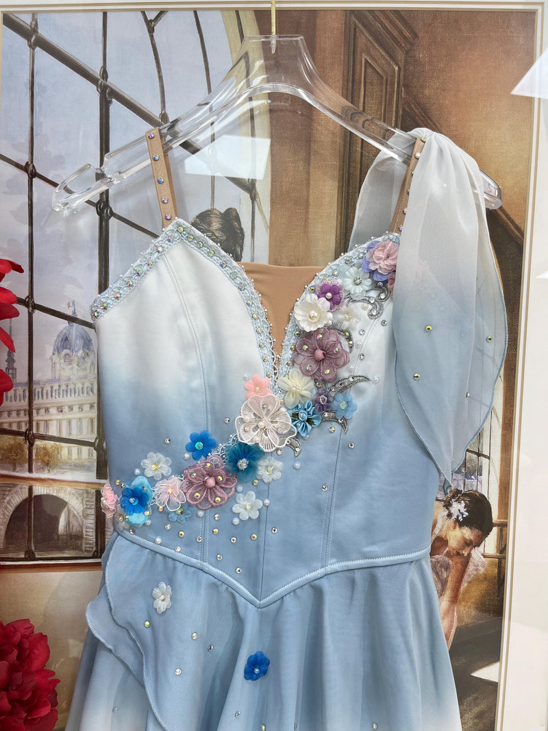 Professionally customized blue ballet tutu "The Talisman" Cupid,the romantic Little God of Love.