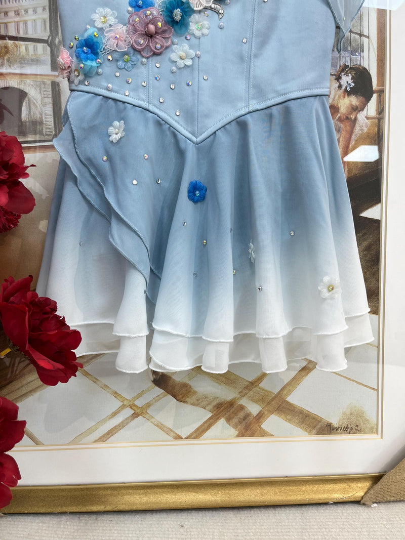 Professionally customized blue ballet tutu "The Talisman" Cupid,the romantic Little God of Love.
