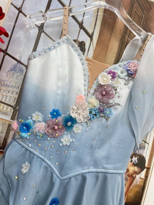 Professionally customized blue ballet Tutu "The Talisman" Cupid,the Romantic Little God of Love.