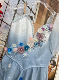 Professionally customized blue ballet tutu "The Talisman" Cupid,the romantic Little God of Love.