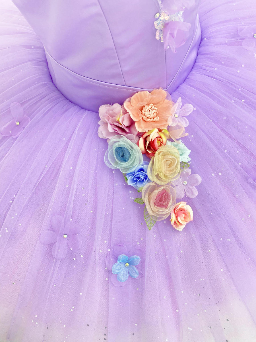Custom Lilac Water Fairy Ballet Dress | Purple Tutu for Girls- Performance & Competition