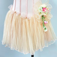 Handmade Pink Ballet Tutu: Crystal Bodice, Tulle Bows