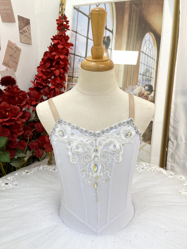 White Swan Ballet Tutu Pancake tutu Ballerina Costume Handmade Custom for Kids & Adults