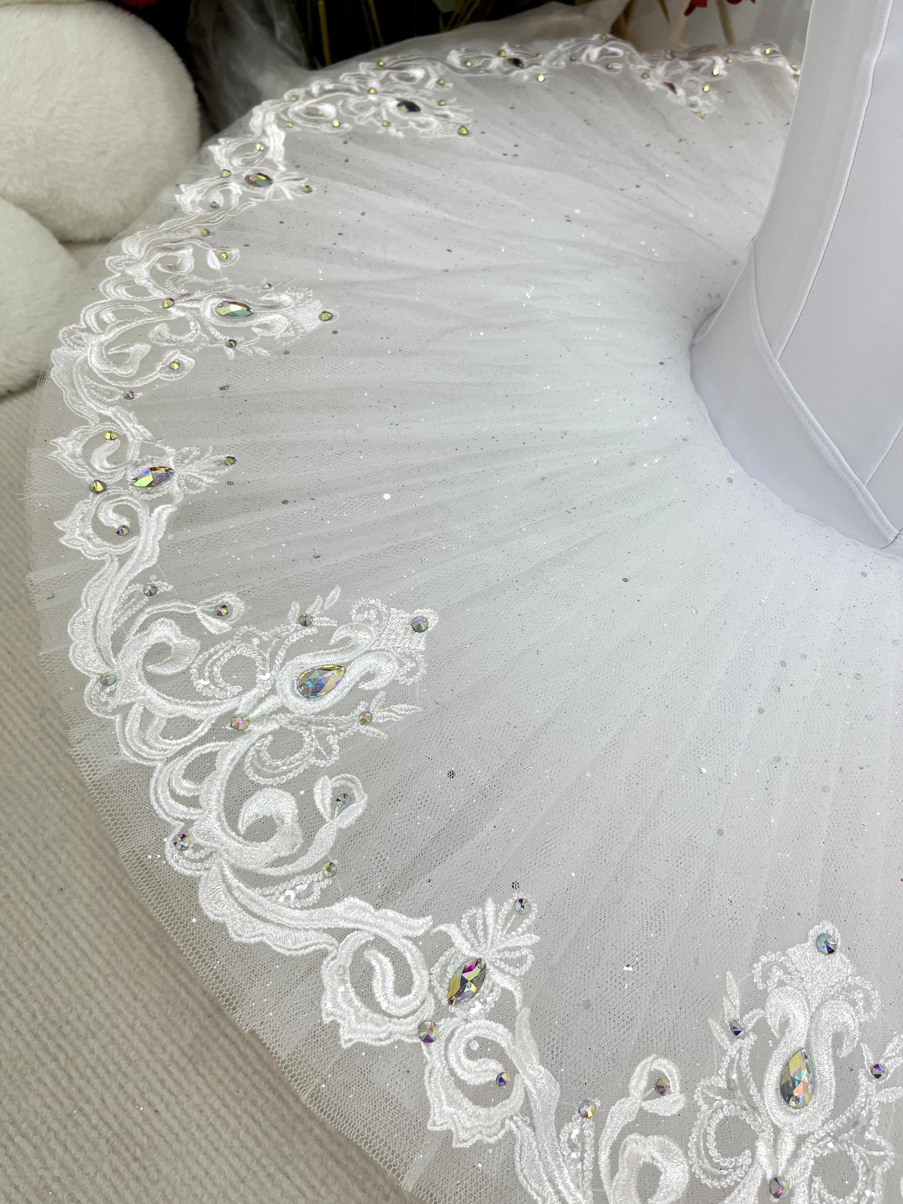 White Swan Ballet Tutu Pancake tutu Ballerina Costume Handmade Custom for Kids & Adults
