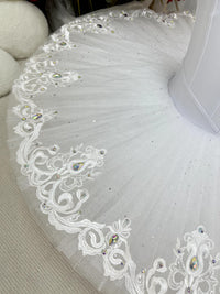 White Swan Ballet Tutu Pancake tutu Ballerina Costume Handmade Custom for Kids & Adults