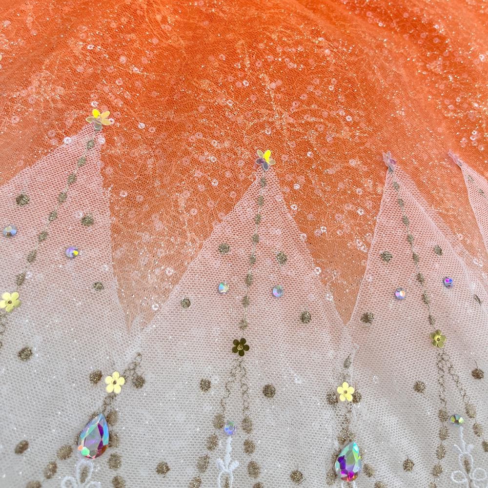 Paquita Ballet Costume: Ombre Tutu with Rhinestone & Lace