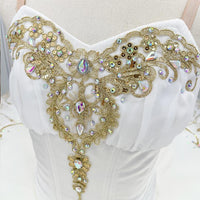 Custom Silver Fairy Ballet Tutu: Handmade Dance Performance Costume