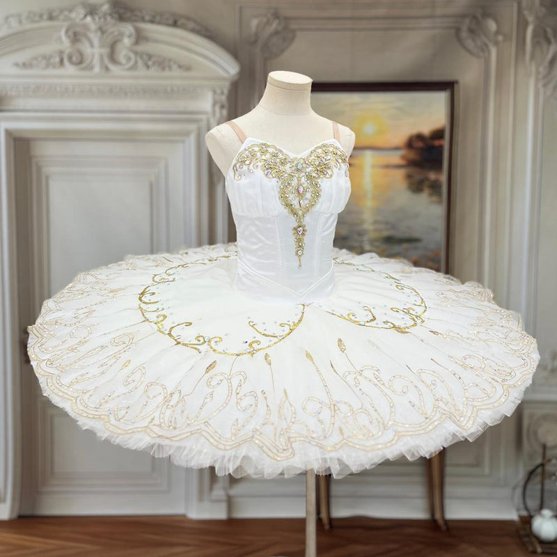 Custom Silver Fairy Ballet Tutu: Handmade Dance Performance Costume
